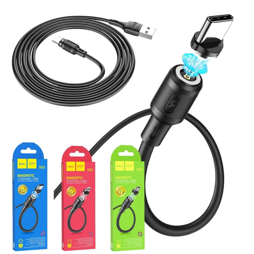 [X52] HOCO Magnetic Magnet Suction Charging Cable (Lightning/Micro/Type C) - Polar Tech Australia