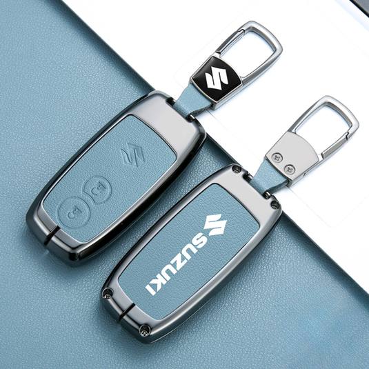 Suzuki Zinc Alloy PU Leather Car Key Fob Case Cover For SX4, Vitara - i-Station Mobile Phone & Electronic Device Repair and Accessories