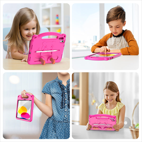 Load image into Gallery viewer, [Built-in Stand][With Pen Slot] Apple iPad Mini 6/7 8.3&#39;&#39; 6/7th Gen (2021/2024) Cartoon Kids Full-cover Shockproof Case
