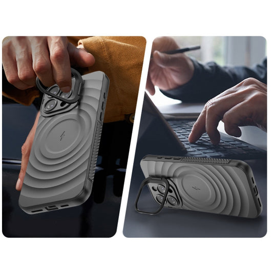 iPhone 15/Plus/Pro/Pro Max MagSafe TPU Case with Camera Stand, Shockproof & Anti-Fingerprint Design (Copy)