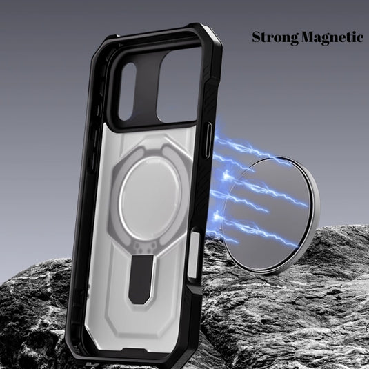iPhone 17/Air/Pro/Pro Max MagSafe Shockproof Adventure Case with Kickstand