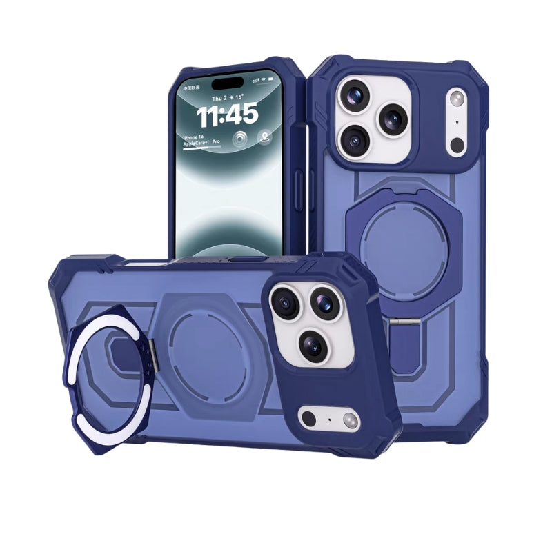 Load image into Gallery viewer, iPhone 17/Air/Pro/Pro Max MagSafe Shockproof Adventure Case with Kickstand
