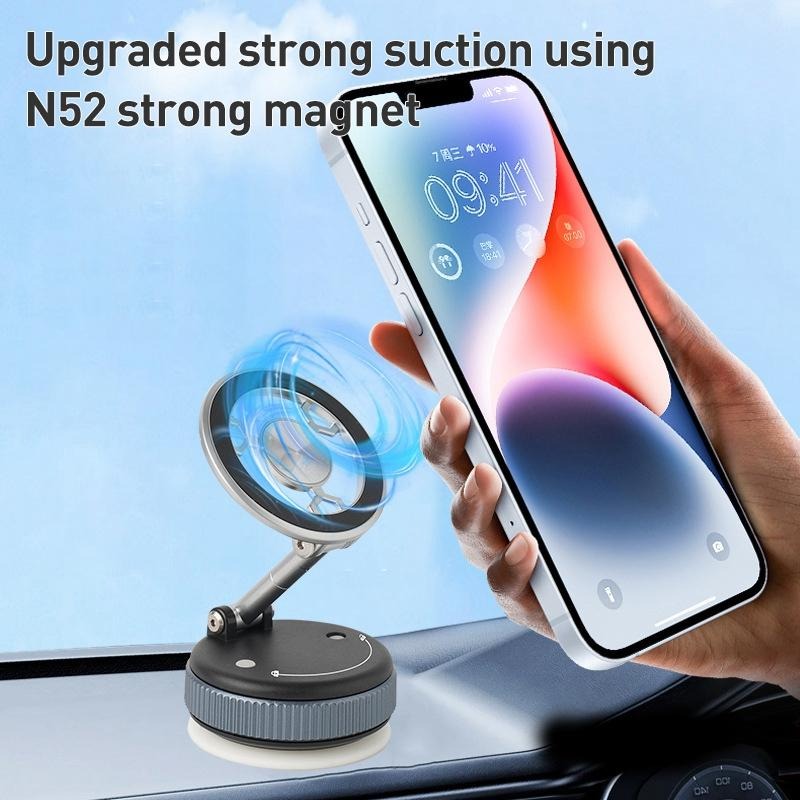 Load image into Gallery viewer, [PT-101] Vacuum Suction Magnetic Car Holder 360° Rotation for Car Dashboard &amp; Wind Screen Strong Magnet - Polar Tech Australia
