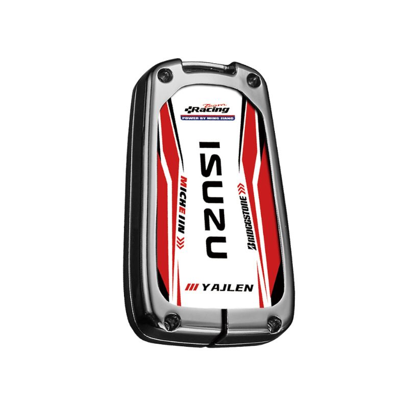 Load image into Gallery viewer, Isuzu Stylish Racing-inspired Design Car Key Fob Case Cover For D-MAX, MU-X (2020-2022)
