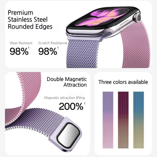 Apple Watch Series 10/11 - Gradient Dual‑Magnetic Metal Watch Band - i-Station Mobile Phone & Electronic Device Repair and Accessories