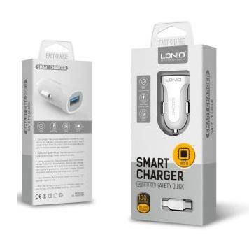 [Clearrance] LDNIO Car USB Charger With Charging Cable