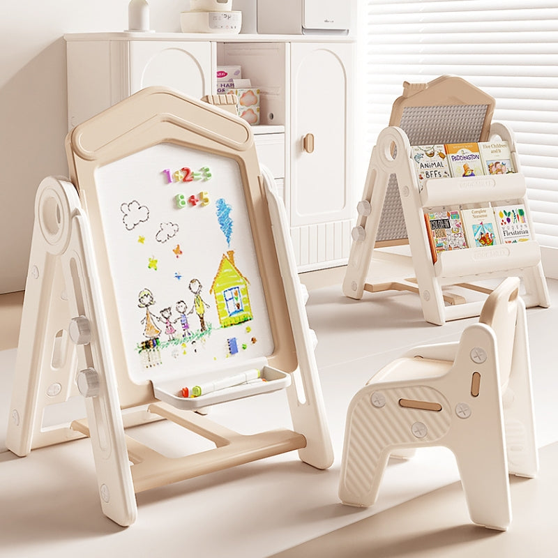 Load image into Gallery viewer, Kids Multifunction Magnetic Learning Easel with Chair – Drawing, Building Blocks &amp; Educational Activity Board - i-Station Mobile Phone &amp; Electronic Device Repair and Accessories

