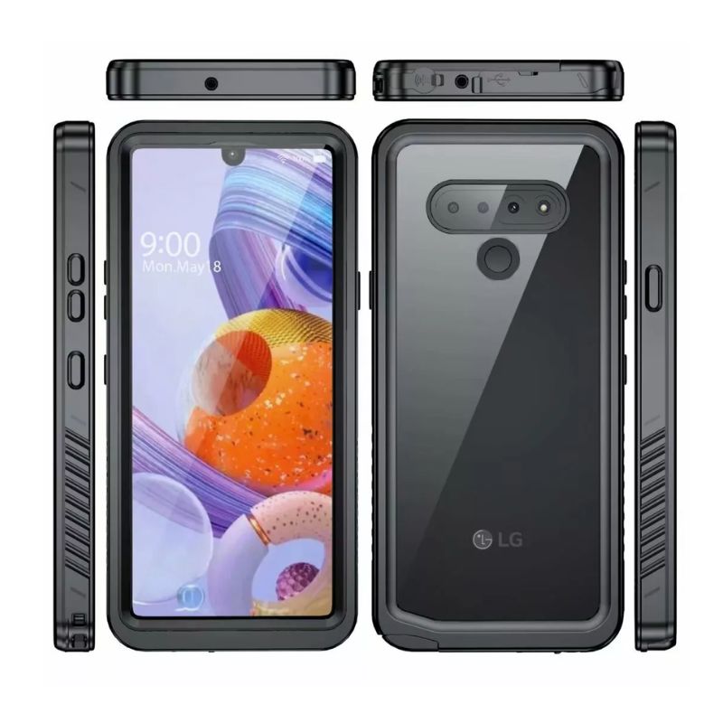 Load image into Gallery viewer, [FS Series] LG Stylo 6 - Redpepper Full Covered Waterproof Heavy Duty Tough Armor Case
