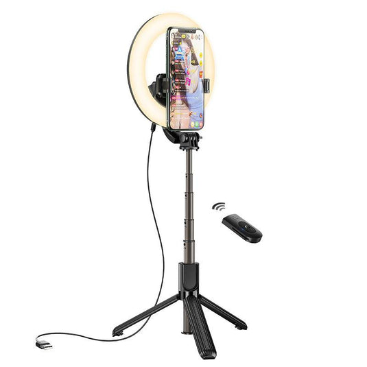 [LV03 Plus] HOCO Universal LED Light Live broadcast Stand Mobile Phone Mount Holder