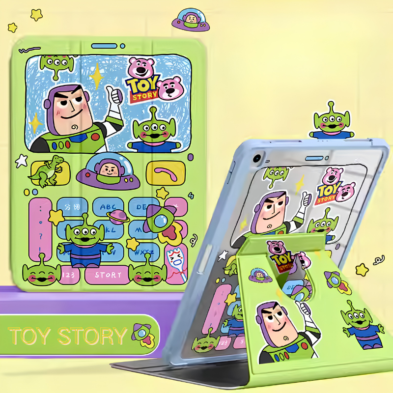 Load image into Gallery viewer, [Built-in Pen Slot] Apple iPad Air 11-inch M2/M3/M4 (2024/2025/2026) Toy Story Smart 360° Degree Rotate Stand Shockproof Flip Cover Case - i-Station Mobile Phone &amp; Electronic Device Repair and Accessories

