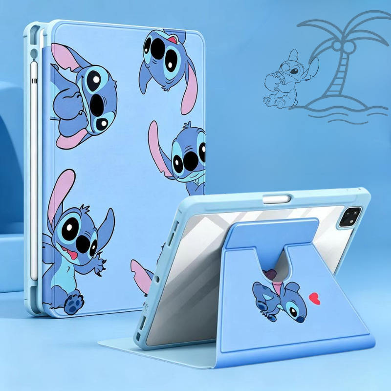 Load image into Gallery viewer, Apple iPad Air 11-inch M2/M3/M4 (2024/2025/2026) Stitch Smart 360° Degree Rotate Stand Shockproof Flip Cover Case - i-Station Mobile Phone &amp; Electronic Device Repair and Accessories

