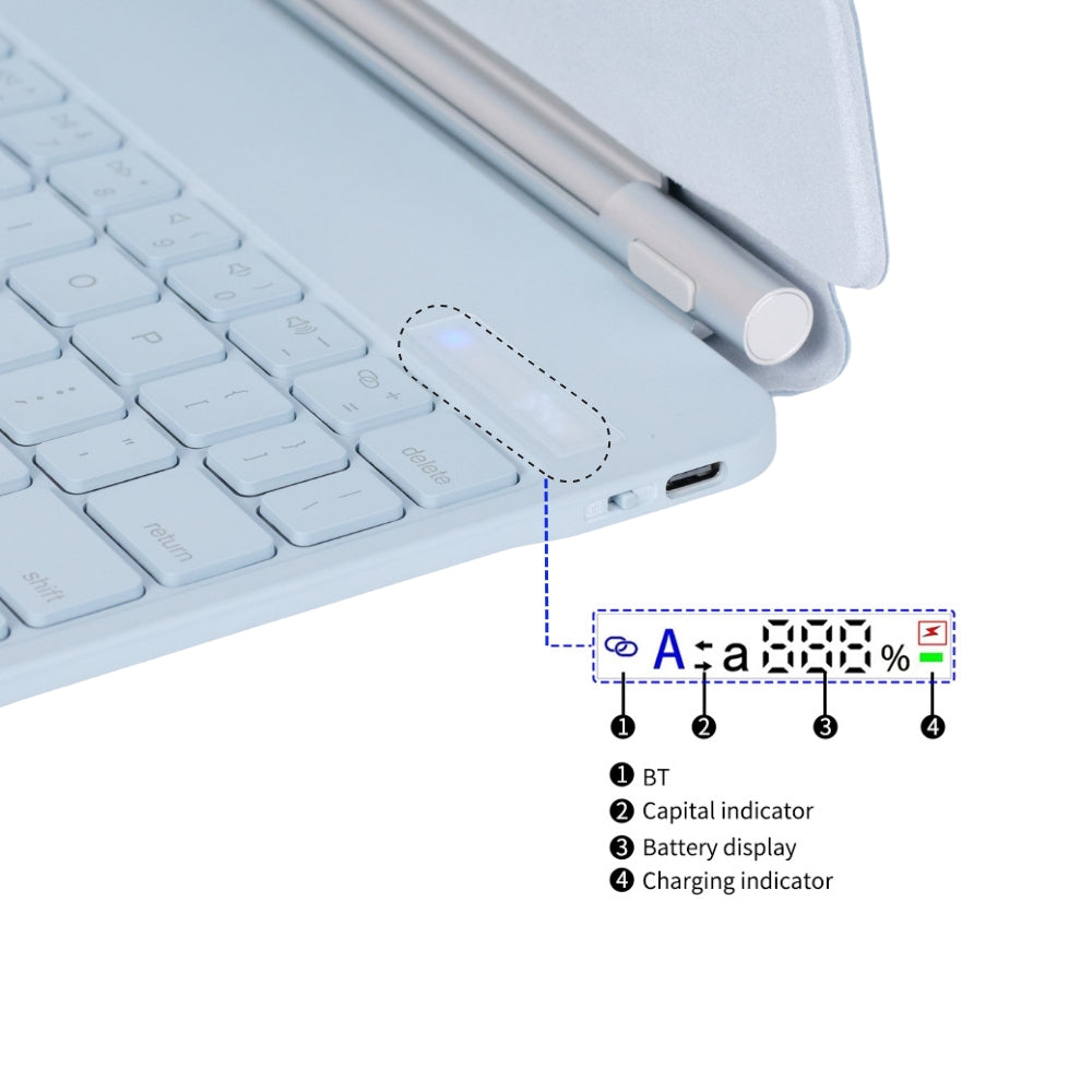 [Magic Keybord] Apple iPad Air 4/5 & Pro 11“ & Air 11” M2/M3 (2024/2025) - Precision Multi-Touch Trackpad Magnetic Smart Wireless Keyboard Case With Backlit Keys - i-Station Mobile Phone & Electronic Device Repair and Accessories