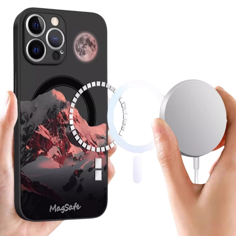 [Magsafe Compatible] Apple iPhone 11/Pro/Max TPU Skin Feel Shockproof Moutain Case - i-Station Mobile Phone & Electronic Device Repair and Accessories