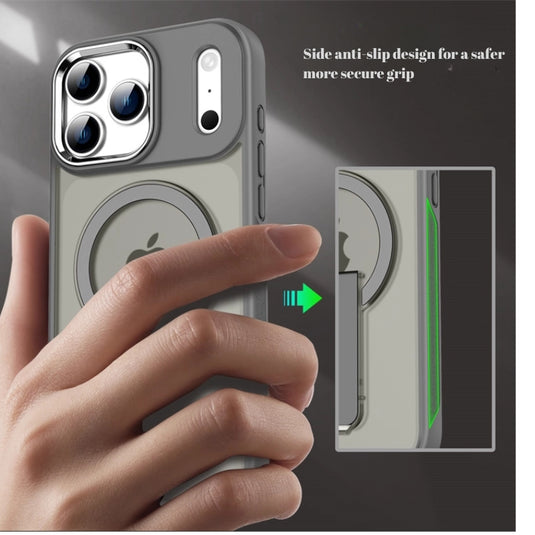 iPhone 17/Pro/Pro Max Matte MagSafe Magnetic Shockproof Heavy Duty Case with kickstand