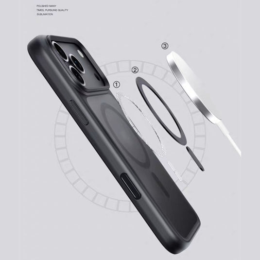 iPhone 17/Air/Pro/Pro Max Matte MagSafe Magnetic Shockproof Heavy Duty Soft-Touch Case