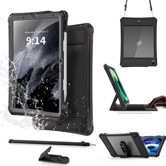 Apple iPad Air 6 Gen 11'' (2024) Shellbox Waterproof Heavy Duty Lifeproof Style Case