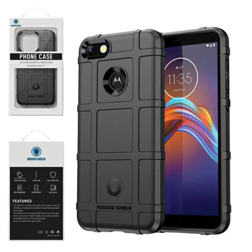 Motorola Moto E6 Play - Military Rugged Shield Heavy Duty Drop Proof Case