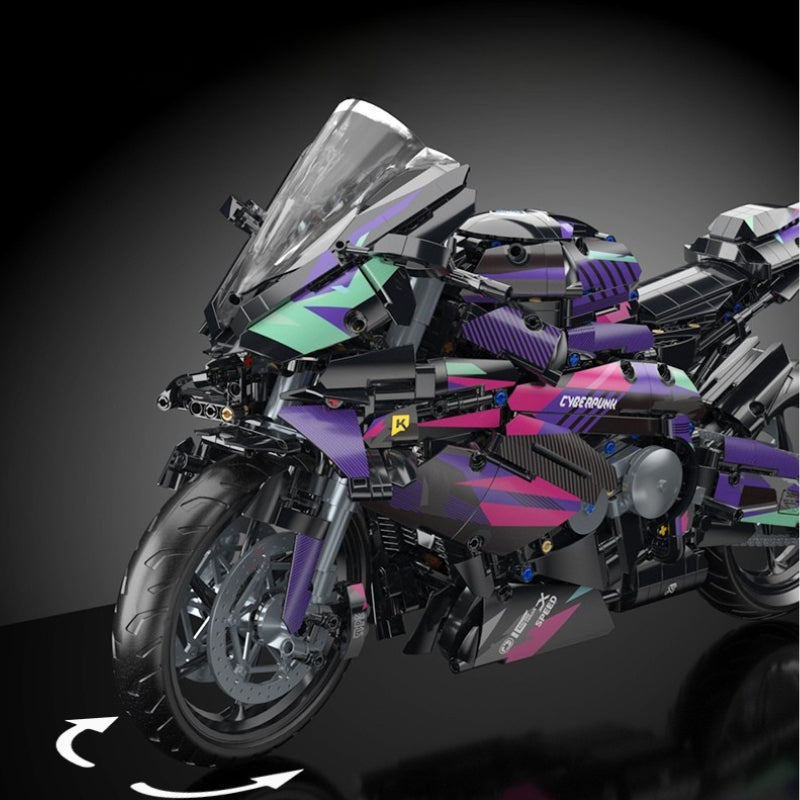 DIY Cyberpunk BMW-Style Motorcycle Building Blocks Model – Perfect Gift for Kids Gift - i-Station Mobile Phone & Electronic Device Repair and Accessories