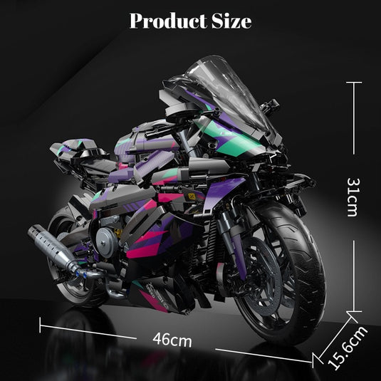 DIY Cyberpunk BMW-Style Motorcycle Building Blocks Model – Perfect Gift for Kids Gift - i-Station Mobile Phone & Electronic Device Repair and Accessories