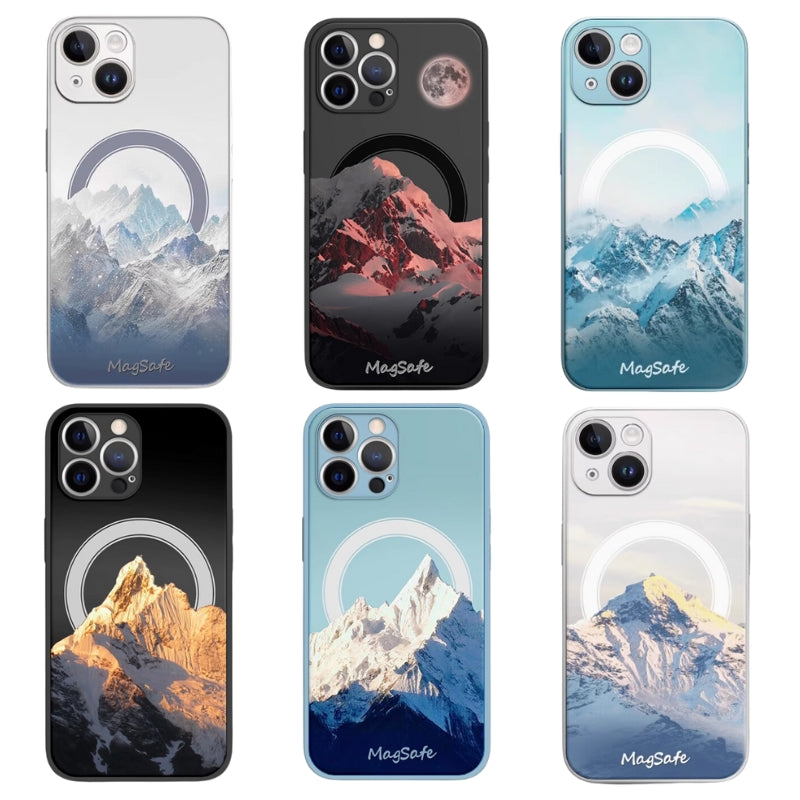 [Magsafe Compatible] Apple iPhone 11/Pro/Max TPU Skin Feel Shockproof Moutain Case - i-Station Mobile Phone & Electronic Device Repair and Accessories