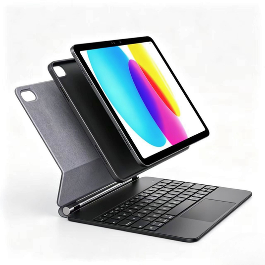 [Detachable] Apple iPad 10.9/11'' 10/11th Gen (2022/2025) Magnetic Magic Touchpad Wireless Bluetooth Keyboard - i-Station Mobile Phone & Electronic Device Repair and Accessories