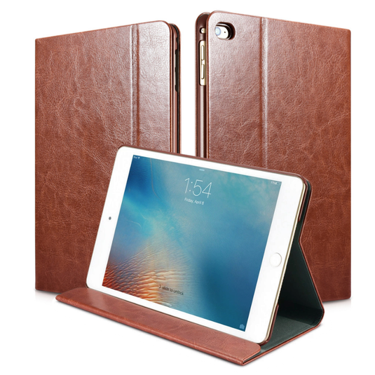Apple iPad 5/6 9.7'' 5/6th Gen (2017/2018) Premium Minimalist Flip Leather Case - i-Station Mobile Phone & Electronic Device Repair and Accessories