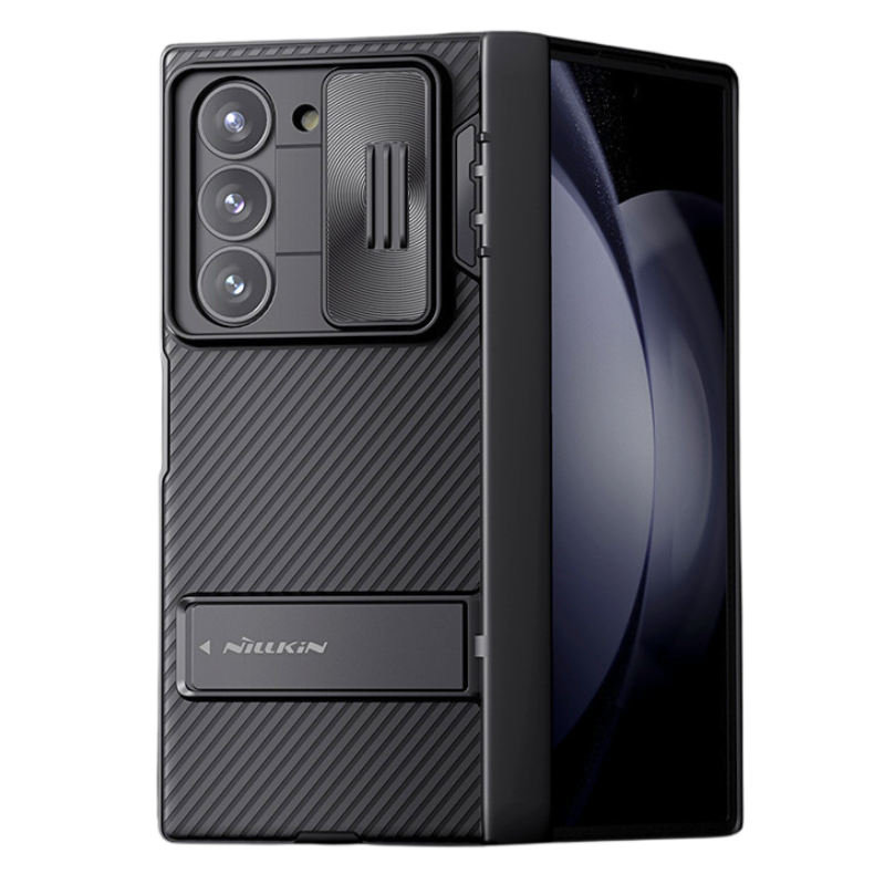 Load image into Gallery viewer, Samsung Galaxy Z Fold6 (SM-F956) -NILLKIN Lens Push Window Invisible Bracket Shockproof Case
