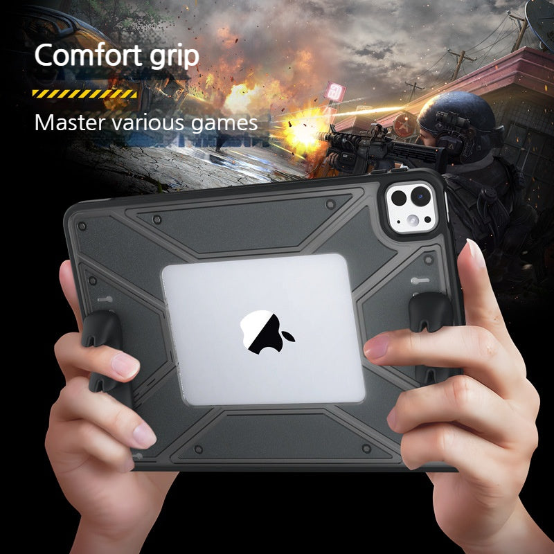 Load image into Gallery viewer, [Detachable] Apple iPad Air 4/5 10.9&#39;&#39; 4/5th Gen (2020/2022) Tri-Fold Gaming Cooling Shockproof Case With Controller Grip

