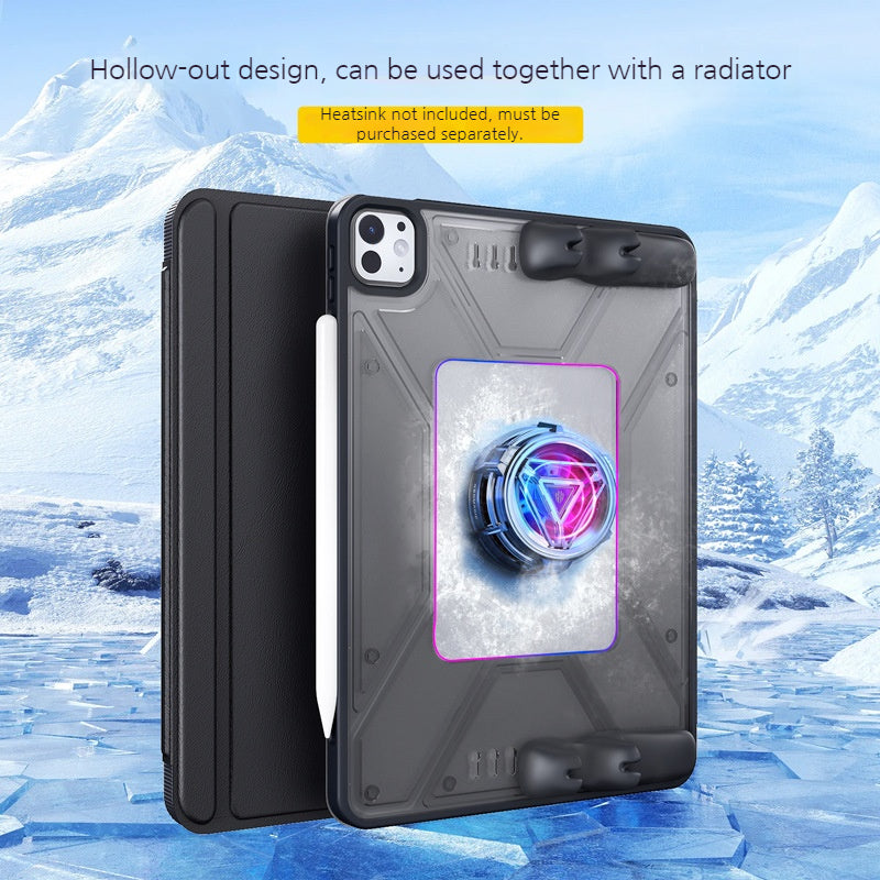 Load image into Gallery viewer, [Detachable] Apple iPad Air 4/5 10.9&#39;&#39; 4/5th Gen (2020/2022) Tri-Fold Gaming Cooling Shockproof Case With Controller Grip
