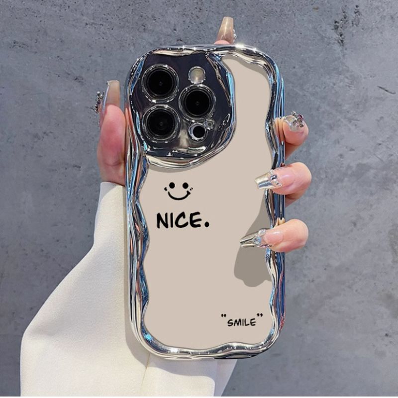 Load image into Gallery viewer, Apple iPhone 16/Plus/Pro/Max - Shockproof TPU Female Silver Electroplating Trendy Design Fashion Forward Style Case
