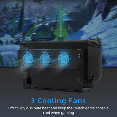 Nintendo Switch & Cooling Fan Stand Dock - Polar Tech Australia