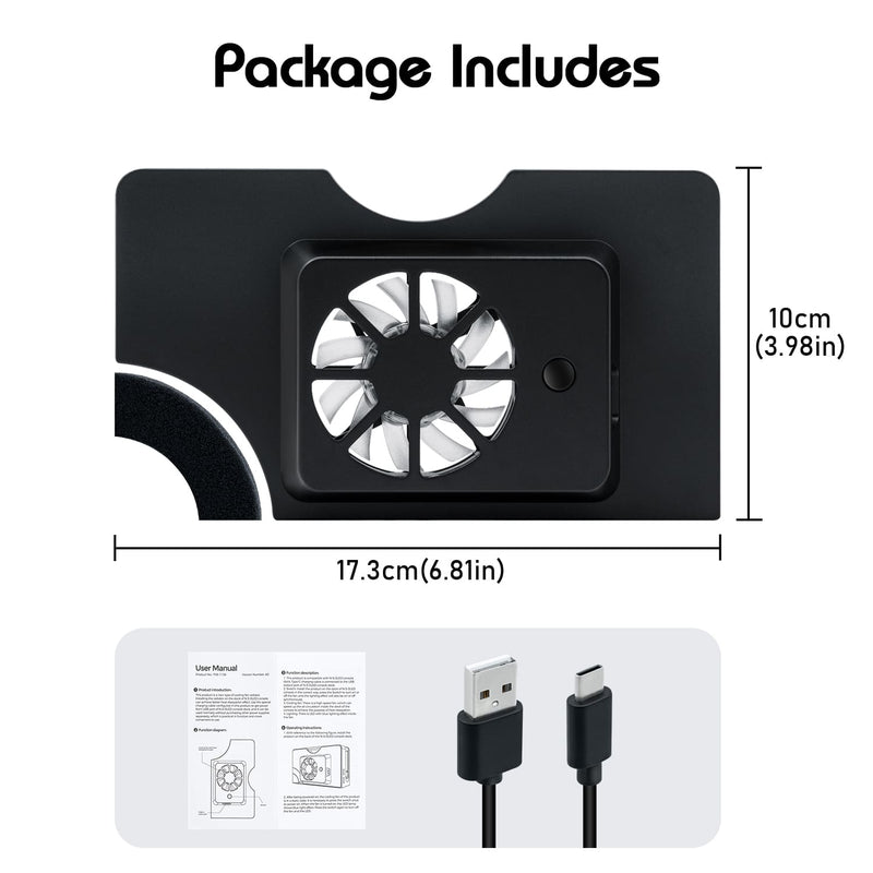 Load image into Gallery viewer, Nintendo Switch OLED Dock Cooling Fan Stand - Polar Tech Australia
