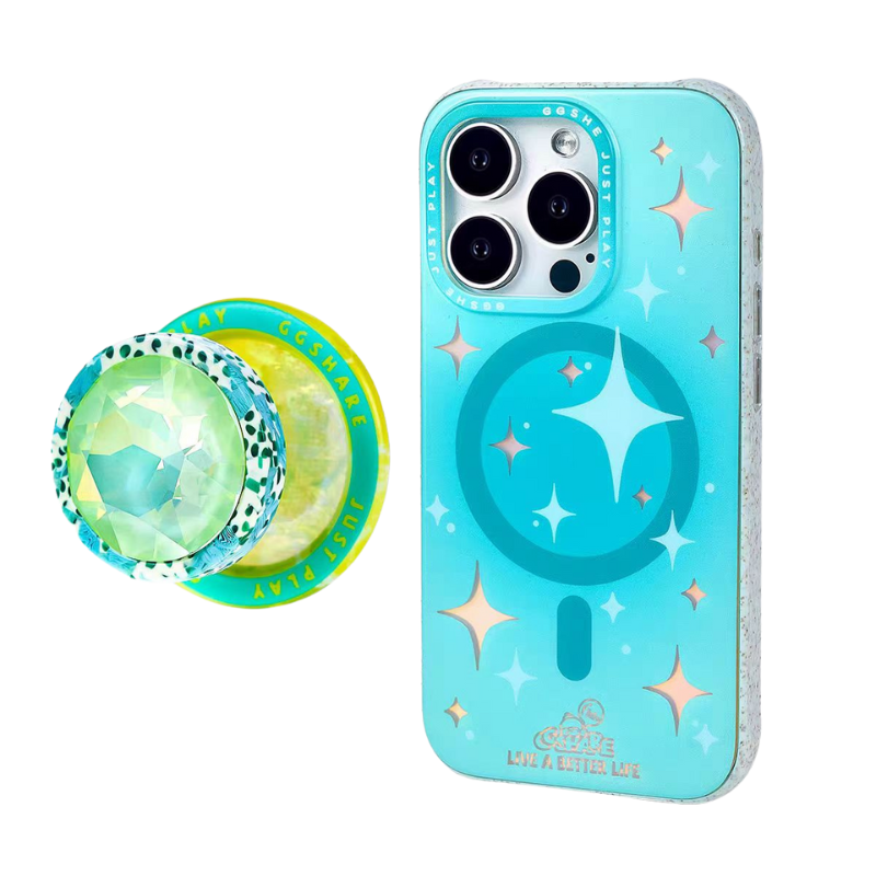 Load image into Gallery viewer, [Magsafe Comptible] Apple iPhone 15/Pro/Pro Max Starry Frosted Laser Shockproof Blingbling Series Case
