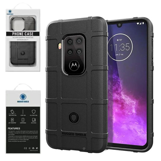 Motorola Moto One Pro / Moto P40 Note / Moto One Zoom Military Rugged Shield Heavy Duty Drop Proof Case