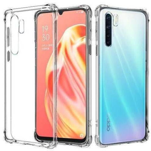 Oppo A91 Clear Shock Absorbing Transparent Heavy Duty Protective Case - Polar Tech Australia