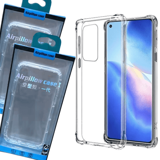 OPPO Find X3 Neo Transparent Airpillow Air Cushion Shock proof Case - Polar Tech Australia