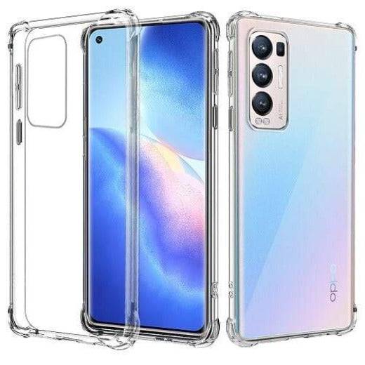 OPPO Find X3 Neo Transparent Airpillow Air Cushion Shock proof Case - Polar Tech Australia