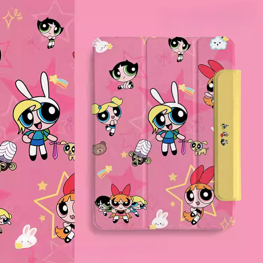 [Detachable][Built-in Pen Slot] Apple iPad 10.9/11'' 10/11th Gen (2022/2025) Power Girls Magnetic Full-Cover Protective Case - i-Station Mobile Phone & Electronic Device Repair and Accessories
