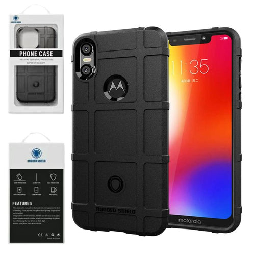 Motorola One / Moto P30 Play Military Rugged Shield Heavy Duty Drop Proof Case