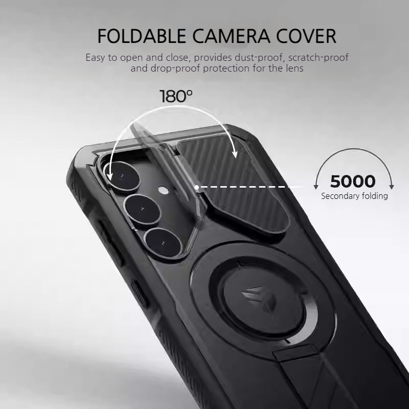 Load image into Gallery viewer, [With Camera Cover][Built-in Stand] Samsung Galaxy S26 Ultra - Dexnor Military Grade Heavy-Duty Shockproof Rugged Case
