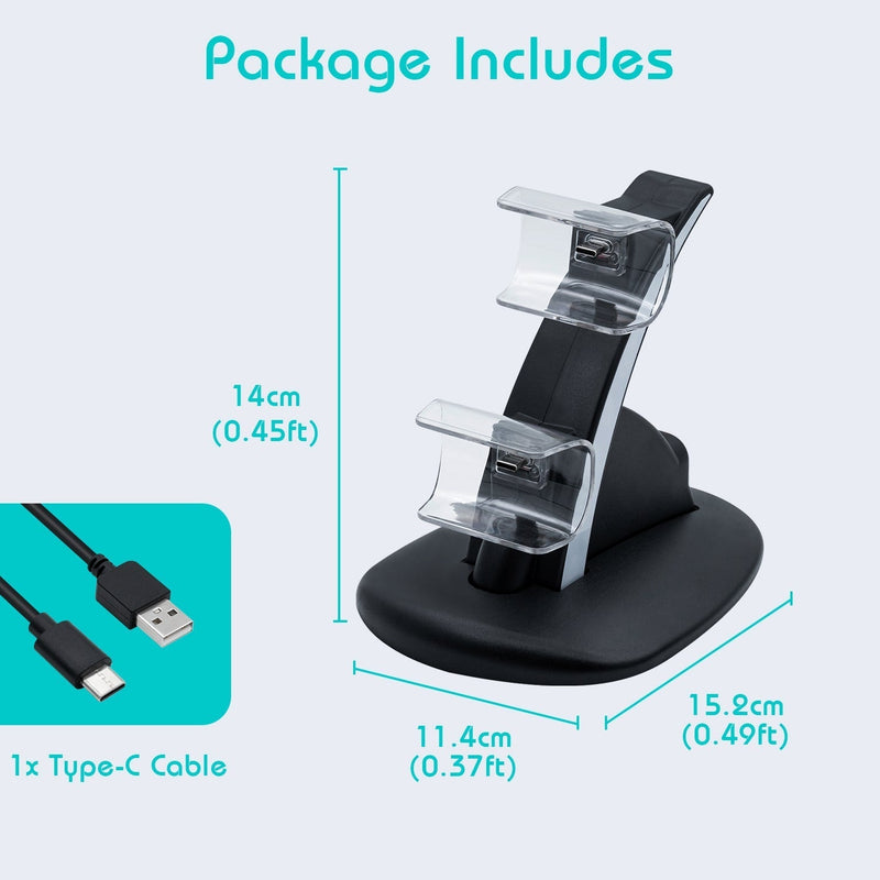 Load image into Gallery viewer, PS5 Dual Controller Charging Stand - Polar Tech Australia
