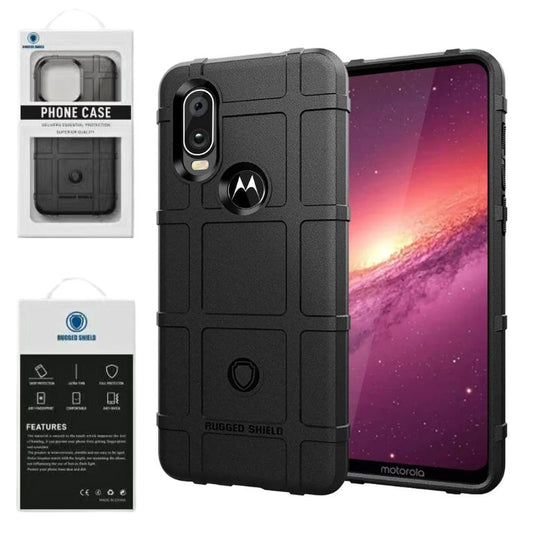 Motorola Moto P40 / Moto P50 / Moto One Vision Play Military Rugged Shield Heavy Duty Drop Proof Case