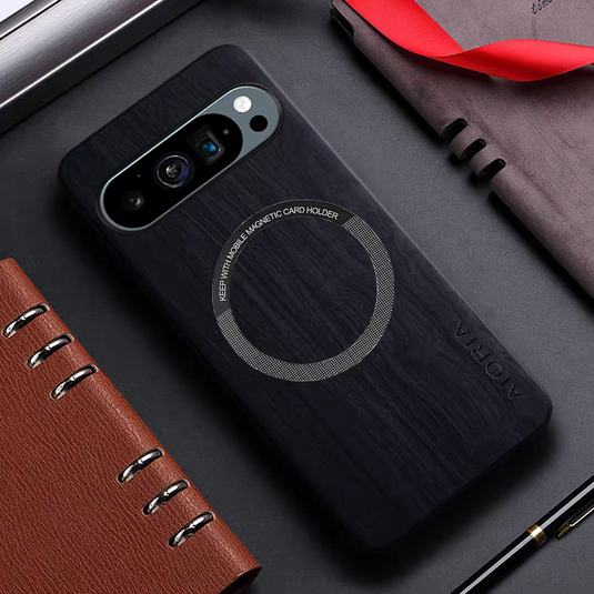 [Magsafe Compatible] Google Pixel 10/Pro/XL - Ultra-Thin Wood Texture Shockproof Protective Case