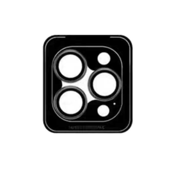 [Black Aluminium Alloy] Apple iPhone 13 Pro & 13 Pro Max Back Rear Camera Lens Glass Protector - Polar Tech Australia