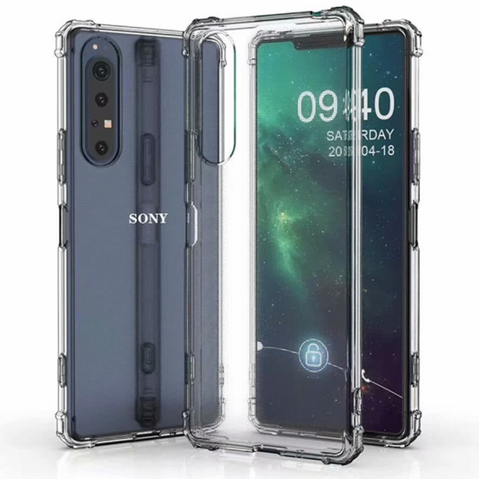 Sony Xperia 1 II Military Shock Proof Transparent Rugged Clear Case - Polar Tech Australia