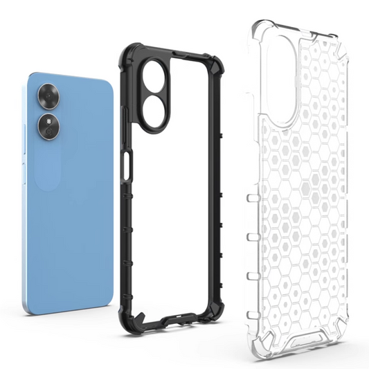 OPPO A17 (CPH2477) Transparent Shockproof Protection Case - Polar Tech Australia