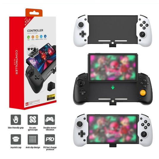 Nintendo Switch & Switch OLED - DOBE Controller Handheld Grip Double Motor Vibration - Polar Tech Australia