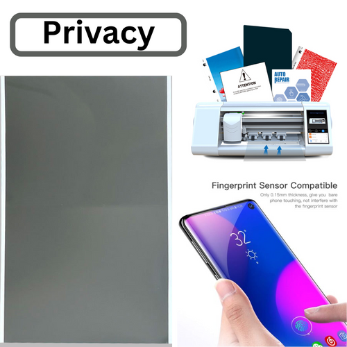 [10 Pieces][Privacy] Universal Mobile Phone / Watch Hydrogel Soft TPU Protector For Cutting Machine - Polar Tech Australia