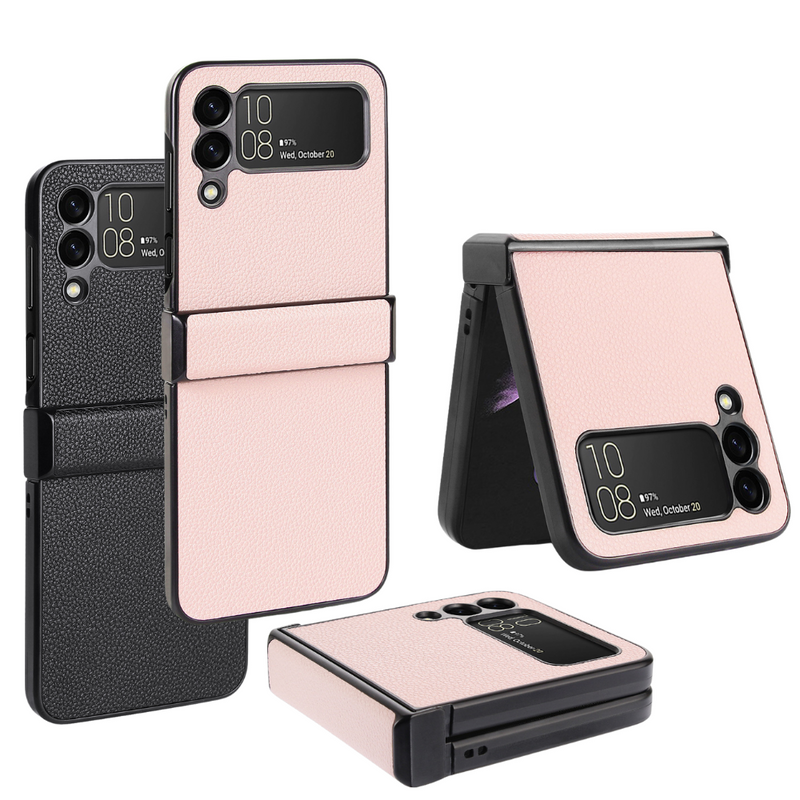 Load image into Gallery viewer, Samsung Galaxy Z Flip 4 (SM-F721) Hanman Wallet Flip Leather Case - Polar Tech Australia
