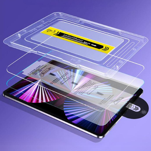 [Self-Installation Kit][HD] Apple iPad Air 13-inch M2/M3 (2024/2025) - Full Covered 9H Tempered Glass Screen Protective Protector - i-Station Mobile Phone & Electronic Device Repair and Accessories